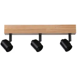 Paulmann Deckenstrahler Arvid   E27   230V max. 3x20W dimmbar Schwarz 66772