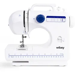 Wëasy SW45 Nähmaschine / 12 programmierte Nähmuster /  Automatische Aufspulung
