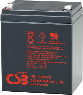Eaton batterij type CSB, 12V, 5 Ah