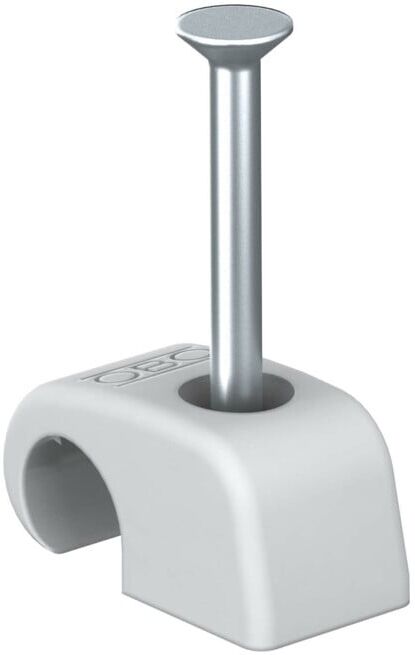 OBO Bettermann Clip de fixation avec clou 4-7mm L25 PP lgr 2025 25 (2228629)