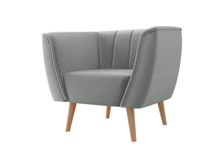 Mirjan24 Sessel Pas 1, Grau, Holz, Kiefer, Rechteckig, 82x75x74 cm, Wohnzimmer, Sessel, Polstersessel