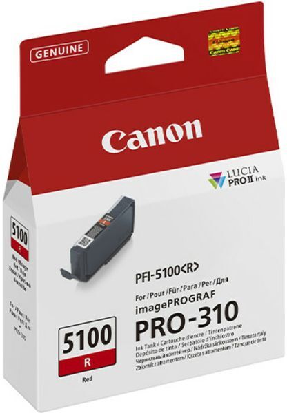 Canon PFI-5100 R - Rouge - Cartouche d'encre Rouge