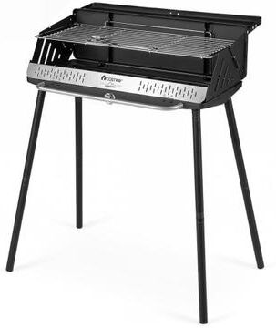 Costway Portable Charcoal Grill with Detachable Legs Adjustable Grate and Carrying Bag