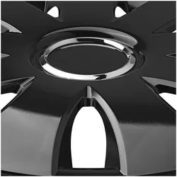 ProPlus, Radkappen, Radblenden-Set Aura schwarz 16 Zoll 4 Stück im Displaykarton (4 Stk., 16")