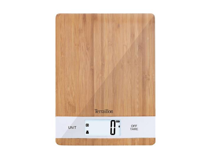 Küchenwaage TERRAILLON Terraillon Bamboo USB , braun, Küchenwaagen, Küchenwaage