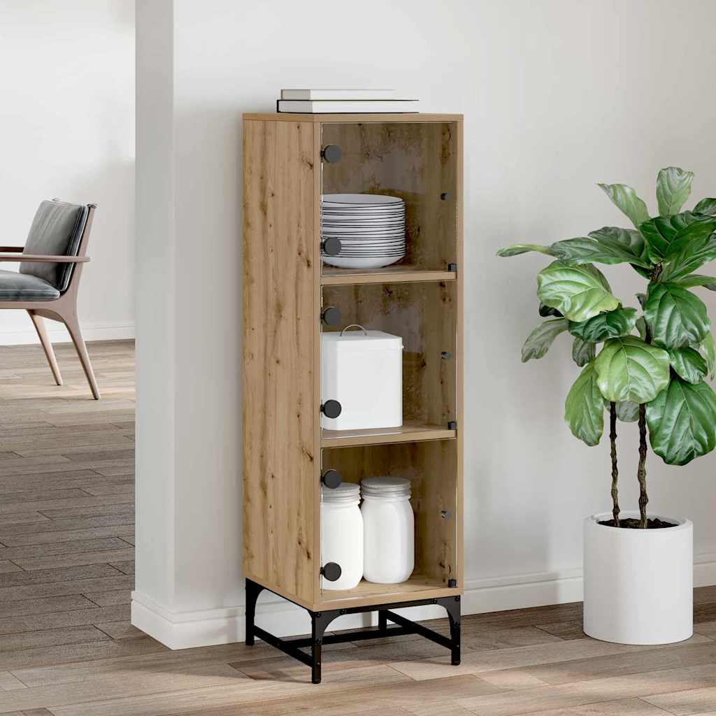 vidaXL Buffet Chêne artisanal 35 x 37 x 117 cm