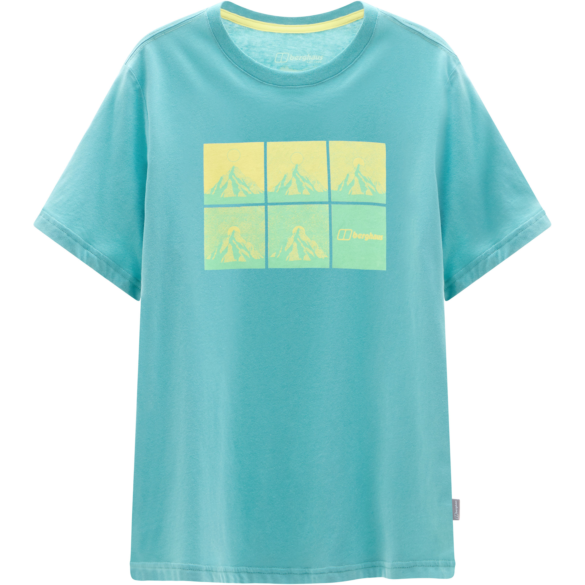 Berghaus Mountainscape Damen T-Shirts blau Größe M Lifestyle Widerstandsfähig