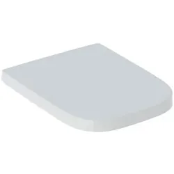 Geberit GE Renova Plan WC-Sitz, eckiges Design QuickRelease, f.WC teilgeschl. Form weiß