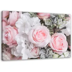 WANDBILD Rosa Rosen 100x70cm