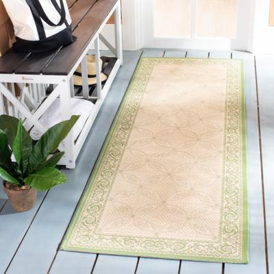 SAFAVIEH Courtyard Laurene Waterproof Patio Backyard Rug