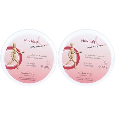 Hirschtalg 100% Naturrein x2 2x100 g Creme