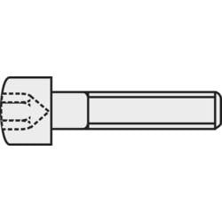 TOOLCRAFT 839678 Zylinderschrauben M4 16 mm Innensechskant DIN 912 Stahl 8.8 geschwärzt 100 St.