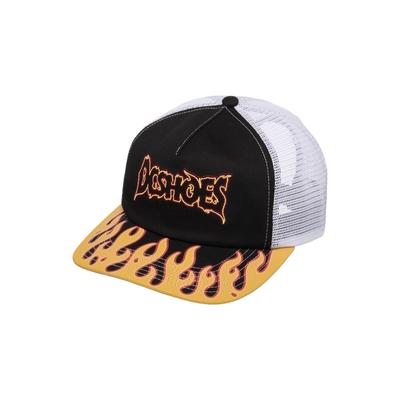 Snapback Cap DC SHOES "Burning Brim", Jungen, schwarz, Baumwolle, Caps