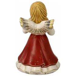 Goebel, Weihnachtsfiguren, Engel Herzensfroh Bordeaux
