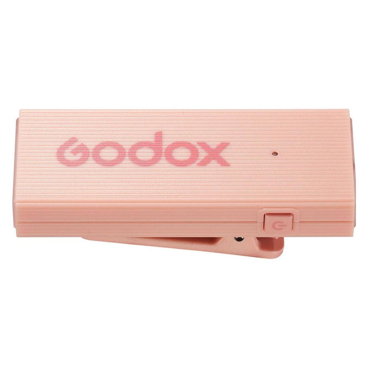 Godox 2,4 GHz system bezprzewodowy MoveLink Mini UC Kit 2 (Cherry Pink) (10680)