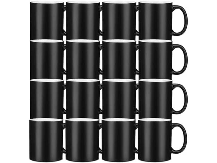 Sublimationstassen ohne Druck AAA Grade Einzeln oder im Set Fototasse für Sublimationsdruck Leere Tassen für Hitzepressen-Thermo-Sublimation (108 Stück, Farbwechseltasse)
