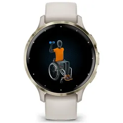 GARMIN Venu 3S Smartwatch elfenbein/softgold