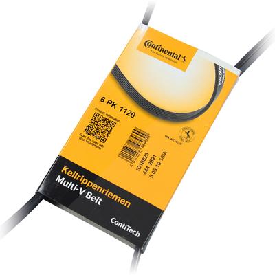 Continental Ctam Keilrippenriemen [Hersteller-Nr. 6PK1120] für Hyundai, Seat, Audi, Skoda, Toyota, Ford, Kia, VW