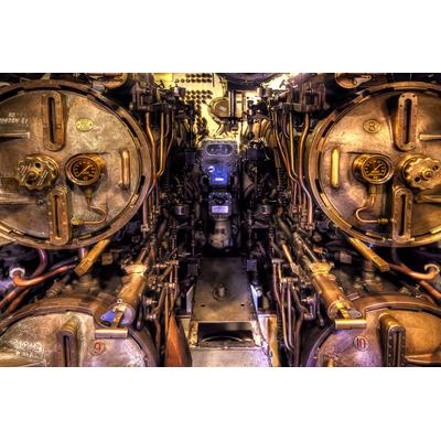 Fototapete PAPERMOON "Industrie", bunt, B:3,5m L:2,6m, Vlies, Tapeten