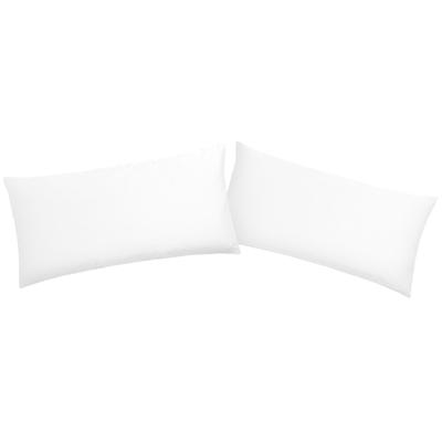 Kissenbezug OTTO HOME "Mila", weiß, B:40cm L:80cm, Satin, Obermaterial: 100% Baumwolle, Kissenbezüge, Kissenbezug, Satin Qualität, in Uni Design