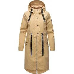 NAVAHOO Damen Modischer Funktionsparka Übergangs Outdoorjacke mit Kapuze Josinaa