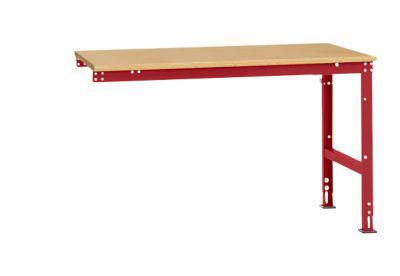 Manuflex Ansatztisch UNIVERSAL Standard, Tischplatte Multiplex, 1500x1000, rubinrot