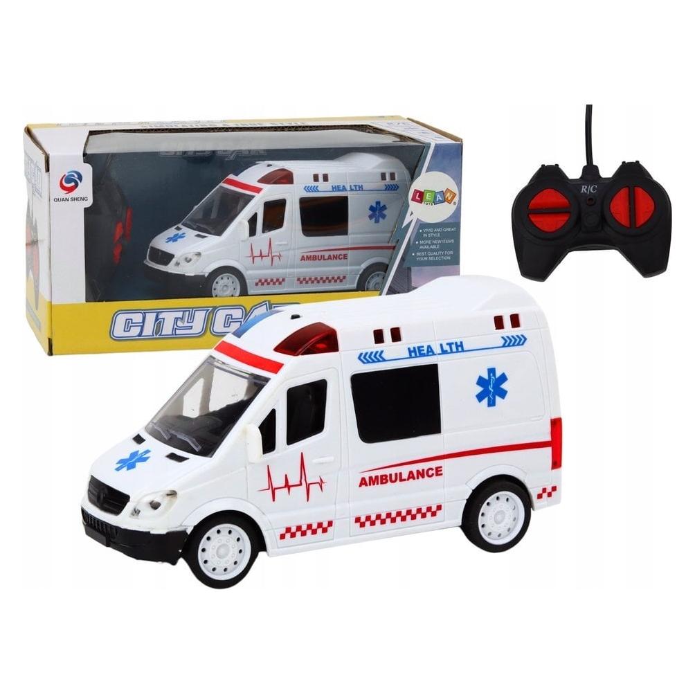 Lean Toys Ferngesteuerter Krankenwagen mit Ton und Licht (49796854)