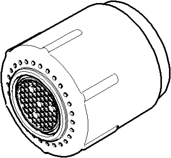 Dornbracht Einsatz, Brausen 9012010740090 ERSATZTEILE 90120107400 90 x 90 x 30 mm