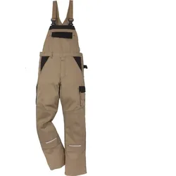 Latzhose "1009" Icon Two Luxe - C54 - khaki/Schwarz