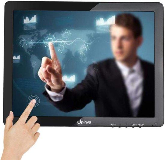 Kapazitiver Touchscreen-Monitor - Überwachungsdisplay - PC-Monitor - Sicherheitsanwendungen - Hohe Auflösung 1024x768 - 15 Zoll - Schwarz