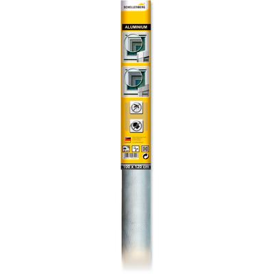 Fliegengitter-Gewebe SCHELLENBERG "aus Aluminium, Insektenschutz Rolle", beige (rahmen: silber gewebe: silber), B:100cm H:120cm, Insektenschutzgitter, zum selbst zuschneiden, 100 x 120 cm und 100 x 250 cm