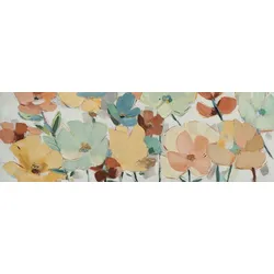 Gemälde PASTELLBLUMEN (BHT 150x50x3,80 cm) - bunt - BHT 150x50x3,80 cm