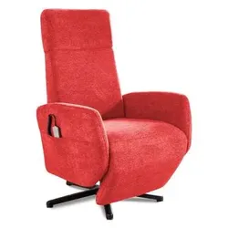 sit & more Sessel TV Morris Stoff Rot