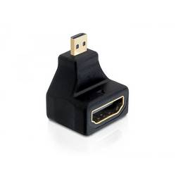 Delock 65270 HDMI Adapter [1x Micro HDMI™ - 1x HDMI-Buchse] Schwarz