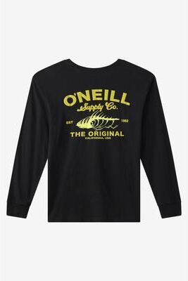 O'Neill s Scholar Long Sleeve T-Shirt in Black, Size Small