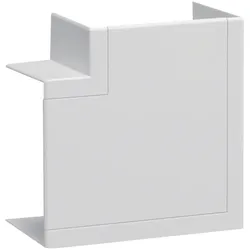 Hager, Leitungsführung, Flachwinkel BR651005H9016 68x100mm OT 80mm hf weiss