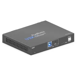 PureTools - 2x1 USB3 Cat Extender Switch (Host-Side) - USB 3.2 Gen1 Data Extender Switch inkl. Dual Device Ports & PD