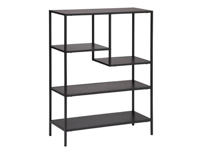 ATMOSPHERA CREATEUR D'INTERIEUR Regal Gota – 5 Etagen – Metall – Schwarz – 75 x 100 cm – Atmosphäre für Innenräume