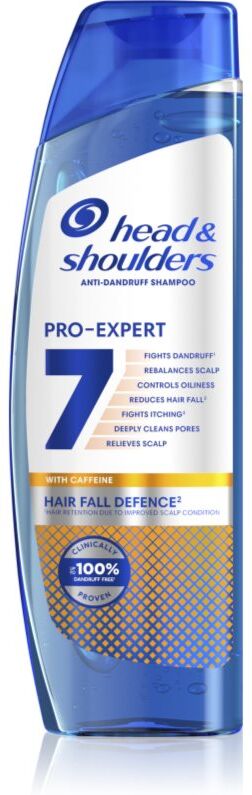 Head & Shoulders Pro-Expert 7 Hair Fall Defense shampoing antipelliculaire et anti-chute à la caféine 250 ml