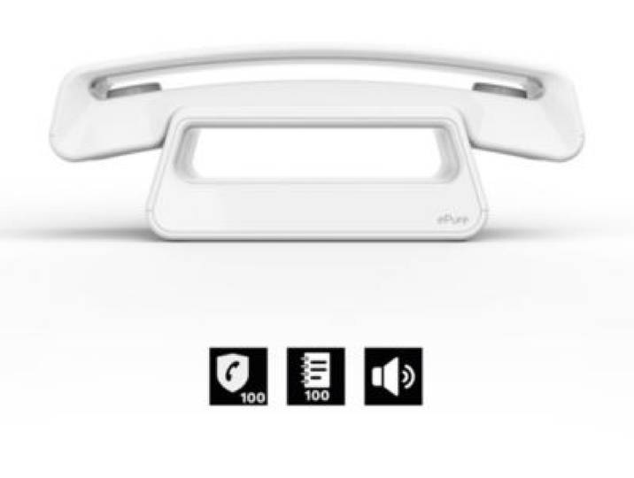 Alcatel - Téléphone Sans Fil Epure Iconic Blanc