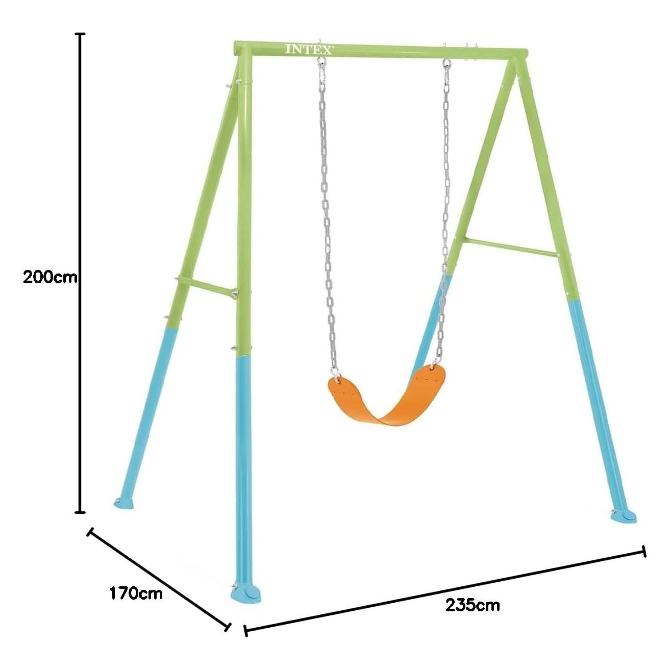 Intex Zwei-in-Eins-Schaukel (Farbe) Mass: 180cmX254cmX211cm, Artikelnummer 44113 (44113)