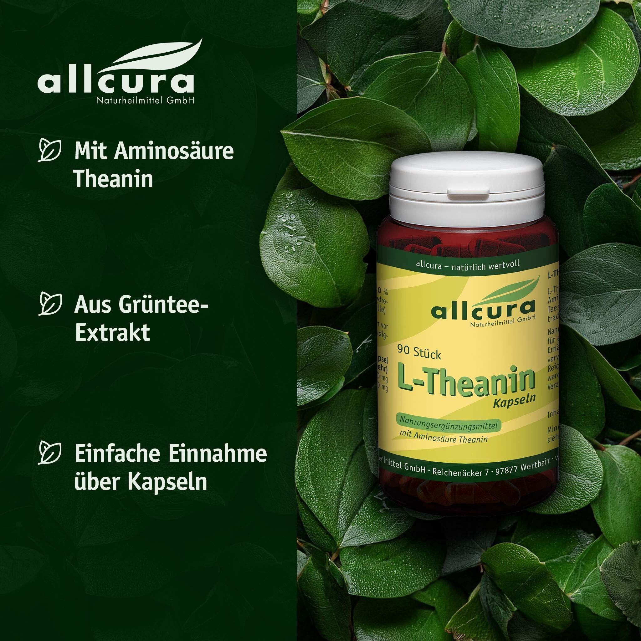 allcura L-Theanin Kapseln 90 St