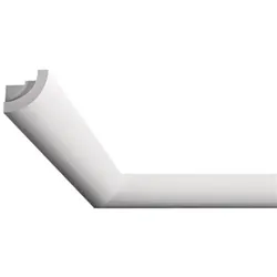 Voutenleiste 5x5 rund Endstück PU-Schaum-Leiste-2 Meter PFG018