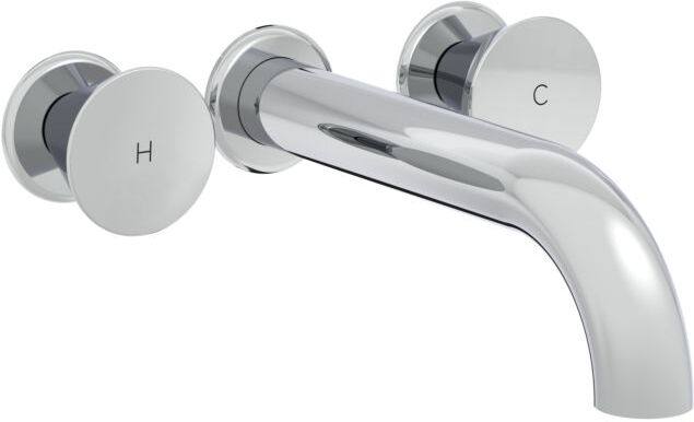 VitrA Liquid Fertigmontageset A42689 UP-Zweigriff-Waschtischarmatur, lang, chrom