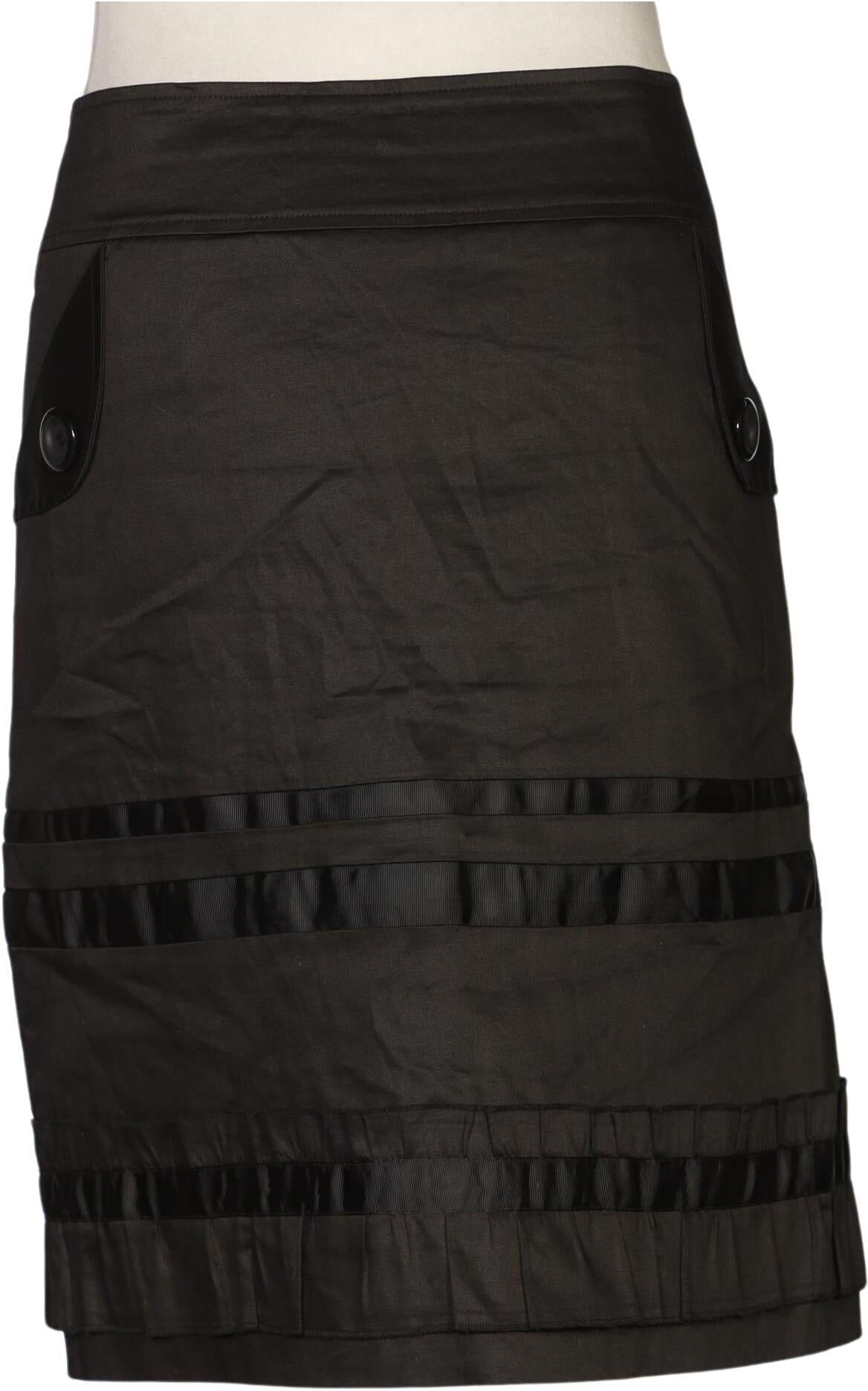 Repeat Damen Rock, Schwarz, Gr. XL, Baumwolle / Elasthan - Second Hand