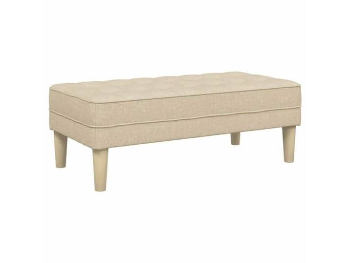 MGH - TOP Meuble de couloir - banc Crème 113x57x39 cm - pour salon - tissu MM362