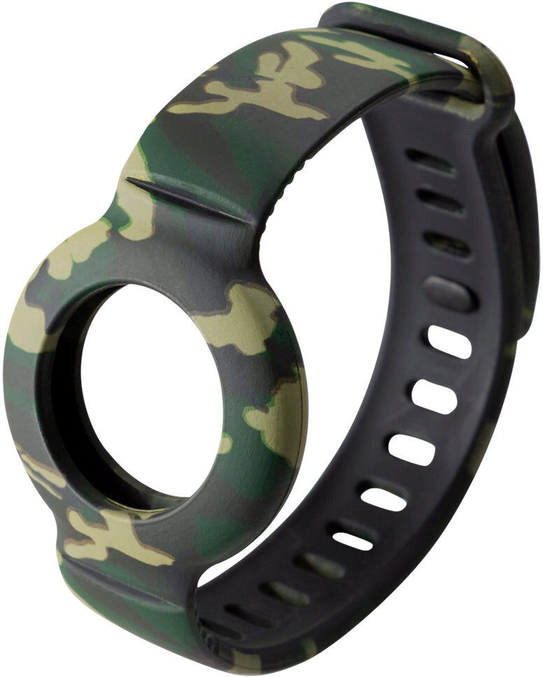 Deltaco Apple AirTag 1. & 2. Gen. Rem - Silikone - Camouflage