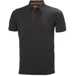 Polo Shirt "TECH" - L - schwarz