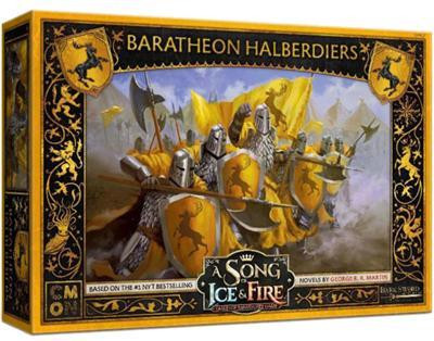 CMON A Song of Ice and Fire Tabletop Miniatures Game Baratheon Halberdiers Unit Box