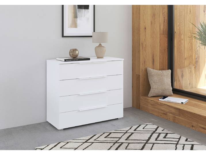Commode 80cm Blanc/Blanc alpin